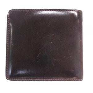 White house Cox HORWEEN Note Case 二つ折り 財布 札入れ シェルコードバン 茶 ブラウン ウォレット SM1