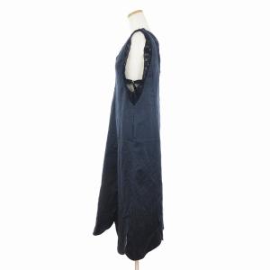 Couture linen dress ドレス ワンピース ノースリーブ ロング レース 