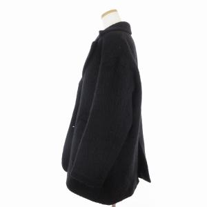 JOURNAL STANDARD 21AW ウールモヘヤシャギーテーラード ジャケット 総裏 3B 21020400100040 黒 ブラック S SM1