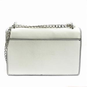 MARC JACOBS ダブルテイク DOUBLE TAKE ショルダーバッグ チェーン 斜め掛け レザー ロゴ 白 ホワイト 鞄 SM1