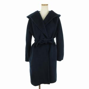 白タグ FABIO ガウンコート 101607836 ネイビー 38