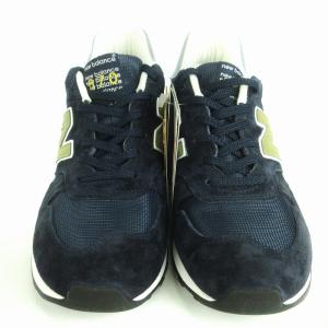 New Balance M670NNG スニーカー スエード 27cm ネイビー