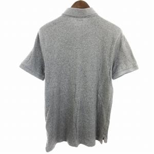 POLO RALPH LAUREN ポロシャツ 半袖 鹿の子 ポニー 刺しゅう グレー M SM1