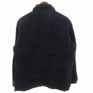 23区 HOMME シャツ ジャケット ヘビーオンス ステンカラー ネイビー 紺 48 L位 SM1
