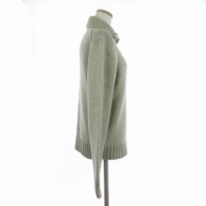 Cruciani ハーフジッププルオーバーニット セーター 長袖 ウール ベージュ 48 M位 SM1