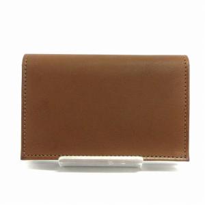 COACH 美品 カードケース 名刺入れ レザー 4506 茶 ブラウン SM1