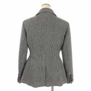 Christian Dior バージャケット テーラード ブレザー グレンチェック 311V69A1376 グレー 36