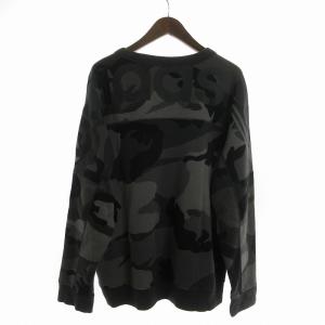 adidas Originals R.Y.V. CAMO CREW SWEAT クルーネック スウェット 裏起毛 ED7168  グレー 迷彩  XO XXL