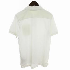 DIESEL T-SPOUCH ポロシャツ 半袖 ロゴ プリント ホワイト 白 M SM1