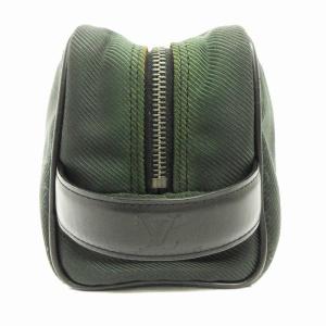 LOUIS VUITTON タイガ パラナ セカンドバッグ ハンドバッグ キャンバス レザー アルドワーズ チャコールグレー