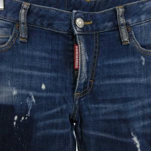 DSQUARED2 17年 SUPER skinny jean デニムパンツ ジーンズ スキニー ダメージ加工 ペイント コットン S72LB0006