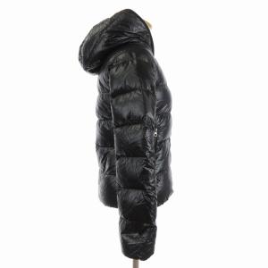 DUVETICA thiaquattro ダウンジャケット フルジップ 長袖 フード 01181120 黒 ブラック 38 M位