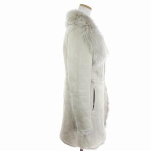 ANAYI ムートンコート アイボリー 36