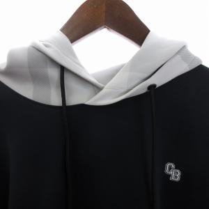 BLACK LABEL CRESTBRIDGE プルオーバーパーカー 長袖 切替 チェック 51P79-569-28 紺 ネイビー グレー L SM1