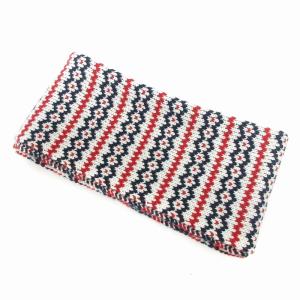 Brooks Brothers タグ付き マフラー ストール ニット帽 カシミヤ マルチカラー 赤 レッド SM1