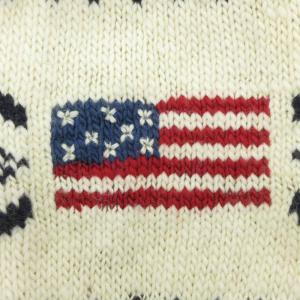 POLO RALPH LAUREN タグ付き マフラー ストール ノルディック柄 ウール 紺 ネイビー SM1