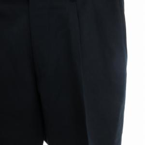 UNITED ARROWS タグ付き パンツ スラックス ロング テーパード ウール 1114-177-6166 紺 ネイビー 44 M位 SM1