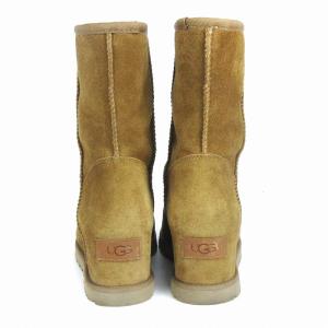 UGG australia クラシックフェム ショートムートンブーツ スエード 1104611 ベージュ 24?p SM1