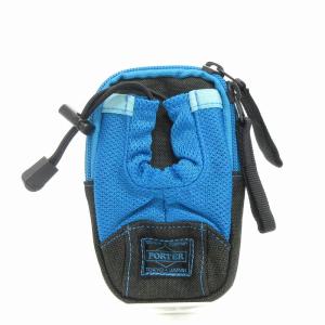 吉田カバン ドライブポーチ 小物入れ キャンバス 青 ブルー 黒 ブラック SM1