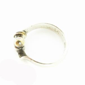 TIFFANY&Co. フック アンド アイ リング 指輪 Ag925 Au750 K18 12号 総重量4.3g シルバー ゴールド アクセサリー