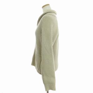 MARGARET HOWELL カーディガン ニット 長袖 ウール ショールカラー カシミヤ混 シルク混 579-6260018 ベージュ M トップス SM1