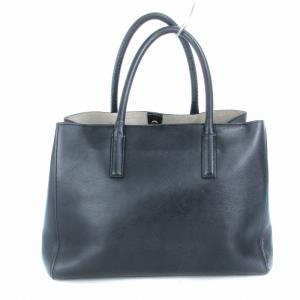 ANYA HINDMARCH トートバッグ スマイリー リボン 黒 ブラック 鞄 SM1