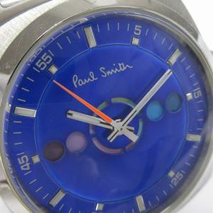 PAUL SMITH ファイブアイズ ホリゾンタル 腕時計 アナログ クオーツ F335-T010482 文字盤 紺 ネイビー ウォッチ SM1