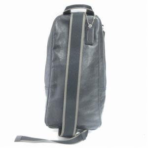 COACH ボディバッグ ワンショルダー 肩掛け レザー F70811 黒 ブラック 鞄 SM1