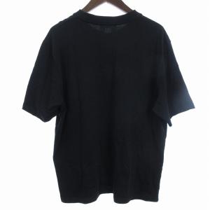 AMI Alexandre Mattiussi Tシャツ カットソー 半袖 ハートロゴ コットン UTS004.726 黒 ブラック M