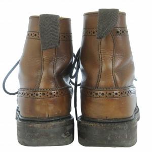 Tricker's カントリーブーツ 革靴 パンチング レザー イングランド製 L2508 ブラウン 茶 US5.5 23.5?p SM1