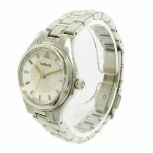 SEIKO CREDOR 腕時計 アナログ クォーツ 4J81-0AP0 シルバーカラー