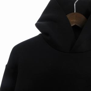THE NORTH FACE テックエアースウェットワイドフーディ パーカー プルオーバー ラバープリント ワンポイント NT12286 黒 ブラック M