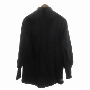 uniform experiment 18AW ロング スタジャン ジャケット ウール ロゴ ワッペン UE-189011 黒 ブラック 1