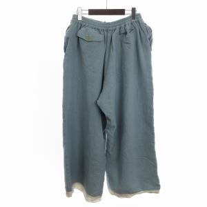 UNDERCOVER ワイドパンツ イージー 縮絨 ウール 切替 無地 UCT1505-1 ライトブルー 1 SM3