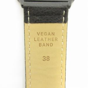 HERMES エレコム アップルウォッチバンド 2本セット レザー 黒 ブラック SM3