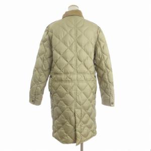 RALPH LAUREN ダウンコート 長袖 ひざ丈 キルティング ベージュ 11 L位