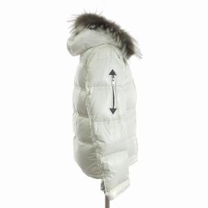 BURBERRY BLACK LABEL 2WAY ダウンジャケット BMP75-127-02 ホワイト M