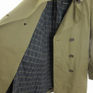 BURBERRY BLACK LABEL トレンチコート 長袖 ショート丈 ライナー付き ベルト コットン D1A01-100-46 ベージュ M SM3