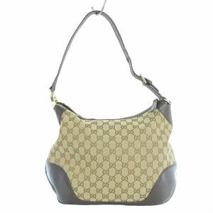 GUCCI GGキャンバス ワンショルダーバッグ 総柄 211810 ベージュ