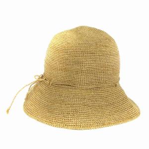 HELEN KAMINSKI ラフィアハット ハット リボン ベージュ 麦わら帽子 SM3