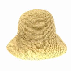 HELEN KAMINSKI ラフィアハット ハット リボン ベージュ 麦わら帽子 SM3