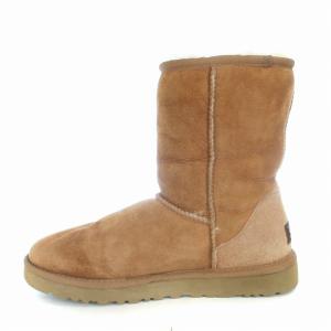 UGG australia ショートブーツ ムートン F19011EM 茶 ブラウン 24cm