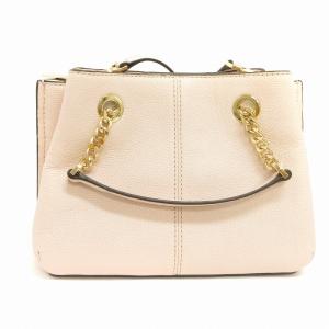 MICHAEL KORS タグ付き 2way ハンドバッグ ショルダー 斜め掛け チェーン 35S0GXZM1L ピンク 鞄 SM3