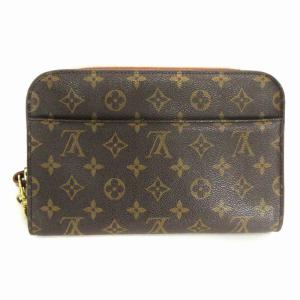LOUIS VUITTON モノグラム オルセー セカンドバッグ M51790 ブラウン