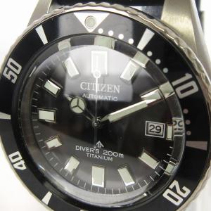 CITIZEN プロマスター メカニカルダイバー 200m 自動巻き デイト NB6021-17E ブラック