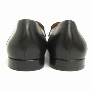 Salvatore Ferragamo ヴァラ ローファー レザーシューズ 黒 ブラック 7.5 26cm 靴