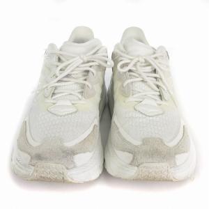 HOKA ONE ONE U CLIFTON LS スニーカー ローカット メッシュ 1141550 白 ホワイト UK10.5 29cm 靴 SM3
