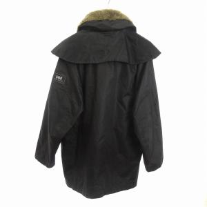 HELLY HANSEN ナイロンジャケット 長袖 ボア フロントボタン 3HH17507 黒 ブラック XL