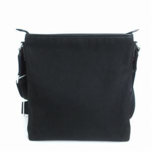 BALLY ショルダーバッグ クロスボディ 斜め掛け ナイロン ロゴ プレート ブラック