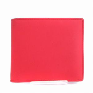 Martin Margiela 11 22年製 二つ折り財布 ステッチ カレンダーロゴ S35UI0435 赤 レッド ウォレット EHC